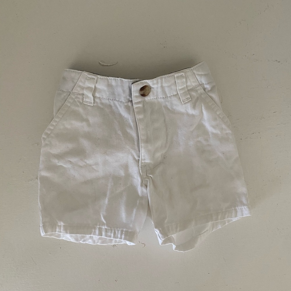 Green dog boys whites shorts 12m